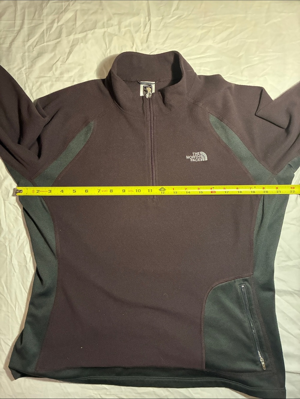 The North Face Flight Series Quarter-Zip Pullover Women’s XL Burgundy and Black - Picture 11 of 13